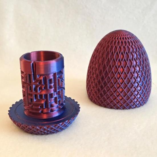 Eiförmige Labyrinth-Geschenkbox Stressabbau Pädagogisches 3D-gedrucktes Labyrinth-Ei mit Geheimfach Geld Bargeld Puzzlebox Geburtstage Ostergeschenk