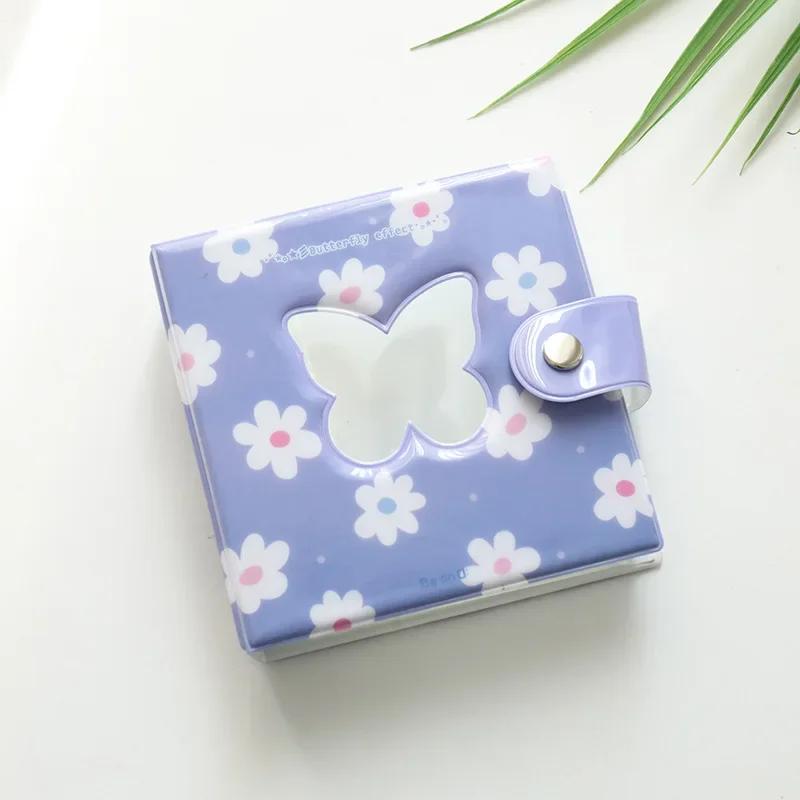 3 tums fotoalbum Kärlekshjärta Ihålig fotokortshållare Kpop Kortpärm Sött Björn Mjölk Album Instax Scrapbook Album Samlarbok