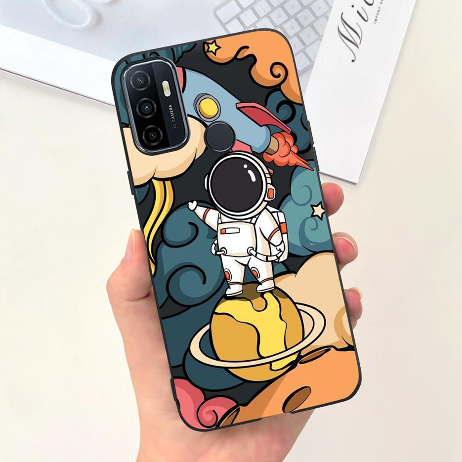 For Oppo A53 A53s Case Cute Fashion Cartoon Painted Cover Soft TPU Phone Case For Oppo A53s A 53 S OppoA53 S Fundas Coque Bumper