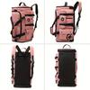 Zaino da viaggio unisex espandibile con spazio nascosto, tracolla a tracolla staccabile, scomparto separato per scarpe e tasche multiple per lavoro e palestra