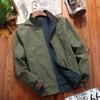 Spring and Summer Men's Reversible Stand Collar Casual Jacket
