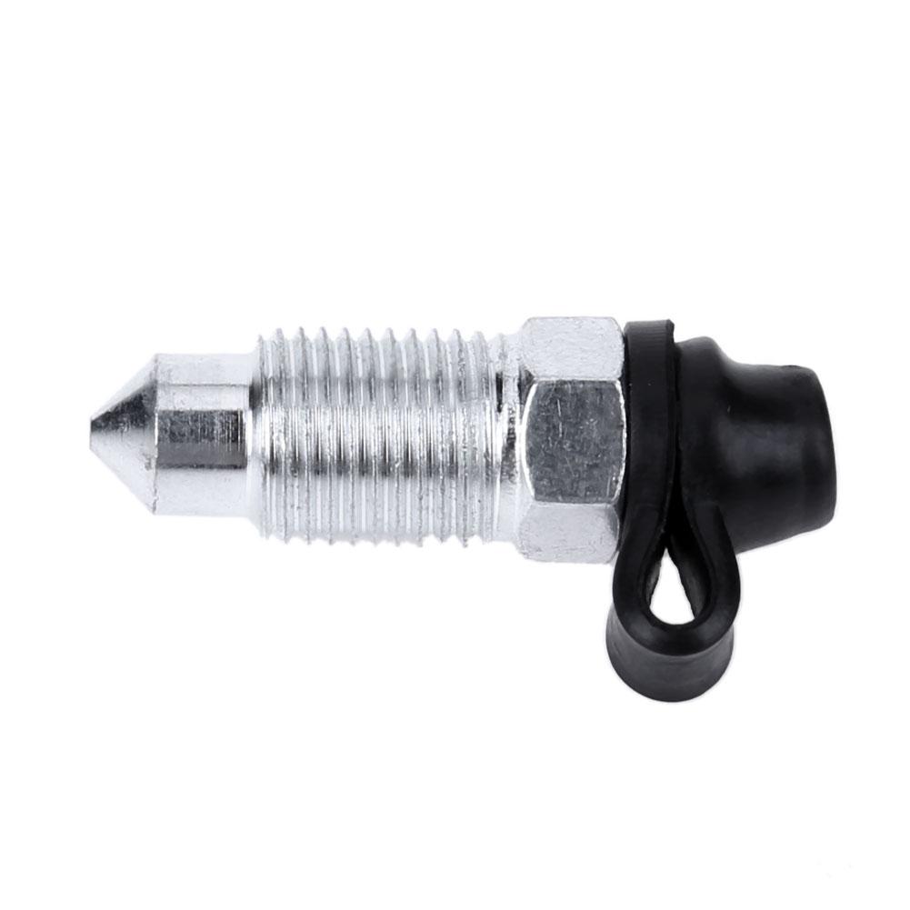 Auto Brake Caliper Bleed Exhaust Screw Nipple Easy Operation Motorcycle Brake Pump/Caliper Bleed Screw Nipple Accessory