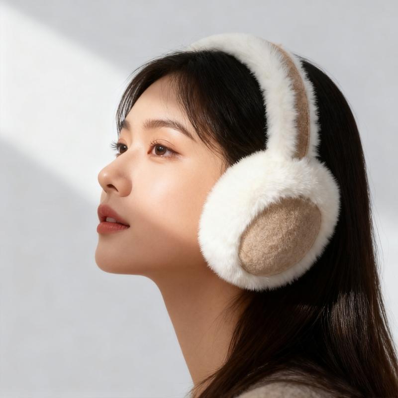 Furry and Warm Plush Ear Warmer for Winter Outdoor Activities Keep You Warm in Cold Weather for Skiing