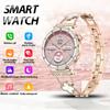 Nuovo Smartwatch Donna 2026 Schermo Rotondo Piccolo da 1,22" Impermeabile Chiamata Bluetooth Sportivo Multifunzione Rosa