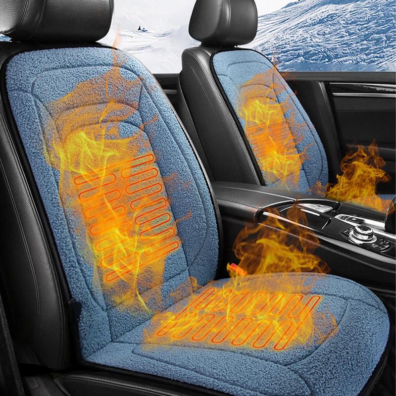 12V Heated Car Seat Cushion Car Seat Heater Winter Warmer Seat Heating Car Accessories Heating Pads Set Universal