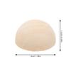 30Pcs Half Wooden Balls Unfinished Mini Hemispheres DIY Craft Projects Art Supplies Smooth Solid Half Craft Balls