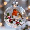 Acrylic Nature's BirdsOrnament Ornament Gift 7cm Xmas Tree Ornament Charm  New Year