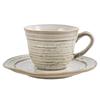 Gray Cup Saucer Ritual Afternoon Tea Coffee Cup Saucer Retro High Value Ceramic Cup Saucer Household Water Cup