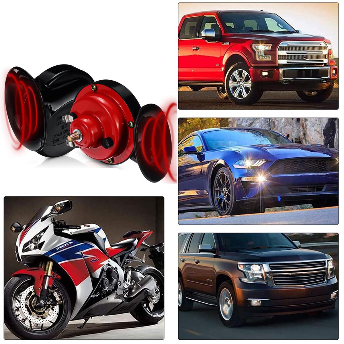 

2шт Улитка Рог 12В 120дБ Электрический Улитка Рог Воздушный Рог Бушующий Звук Авто Лодка Грузовик