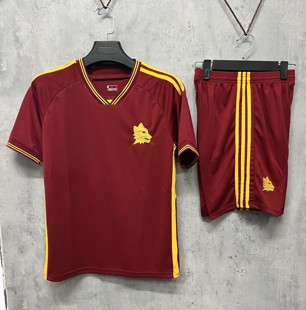 Adult football jersey set Boys Messi C Luo jersey Primary school girls class game training jersey customization