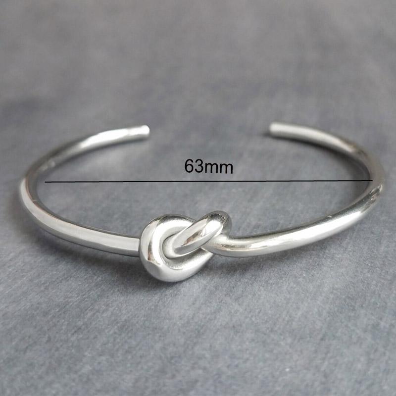 

Gold Color Knot Bracelet for Women, Tie The Knoted Cuff Bangle Stainless Steel, Charm Bridesmaid Wedding Jewelry
