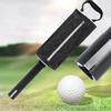 Tragbarer Golfball-Aufheber Aufsammelbeutel Tasche Schöpfgerät Aufbewahrungstasche(schwarz)