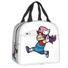 Custom Arale Norimakis Japanese Dr Slump Insulated Lunch Bags for Work School Waterproof Cooler Thermal Bento Box Women Children