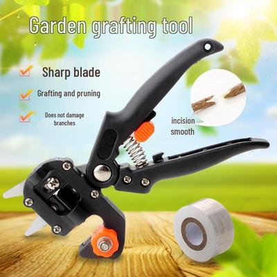 Multi-purpose Grafting Tool: Shears, Knife & Machine for Horticulture and Seedling In Fruit Trees