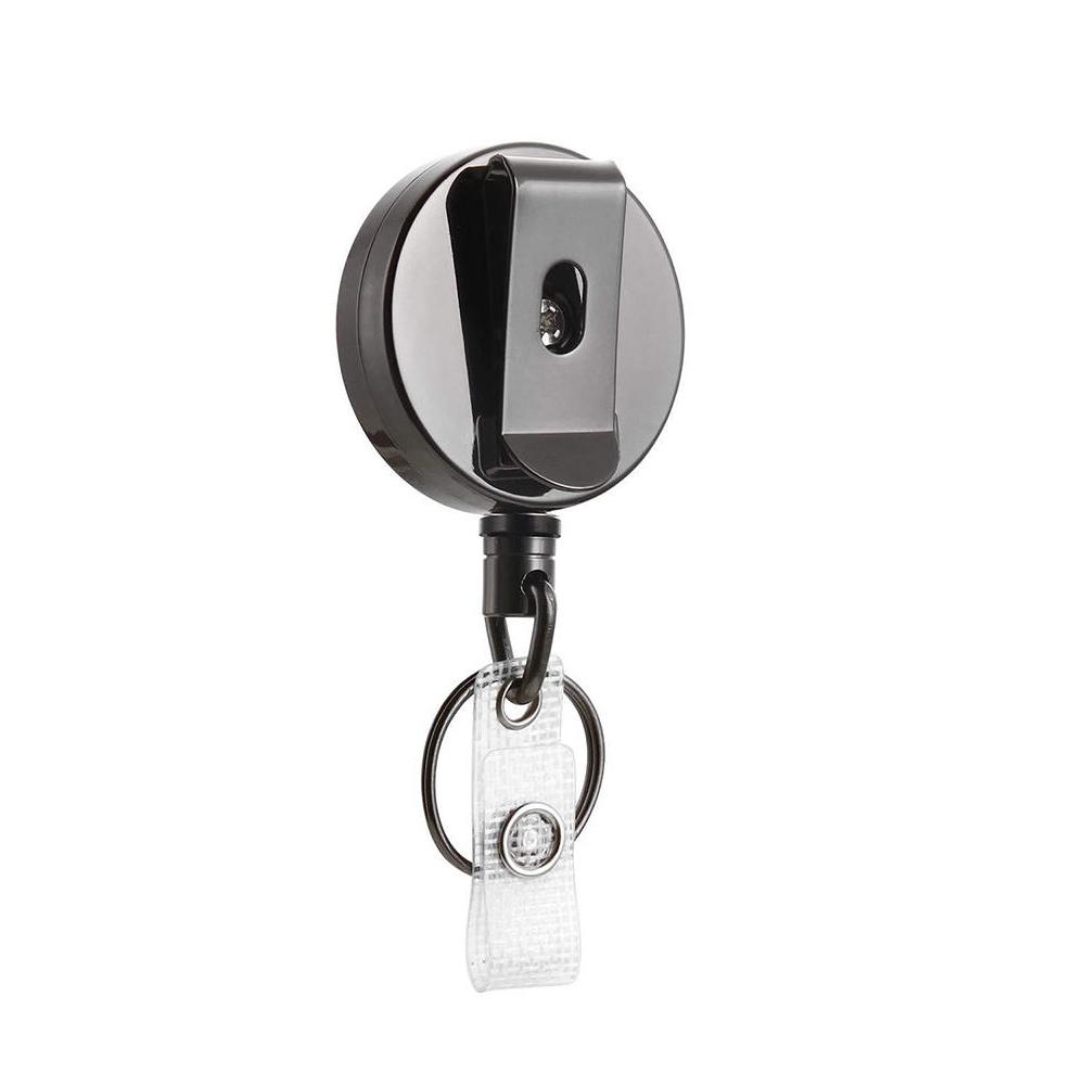 Belt Rope Lanyard Clip Keychain Name Tag Badge Holder Keyring Id Card Key Ring Cord Reel Retract Pull Key Chain Office Supplies