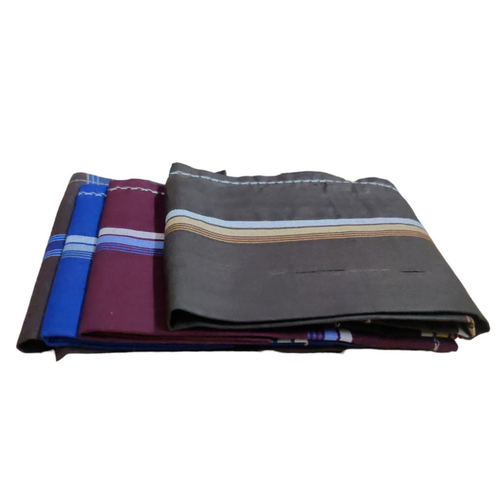 @ Men's Handkerchief 16x18 Inches Multicolour Pack Of 4 h269 MJ-258-60%OFF
