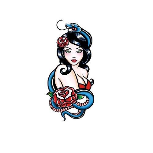 Small Fresh Tattoo Sticker Cute Swallow Fairy Fox Rose Sexy Waterproof Tattoo Sticker Female Suit Sticker