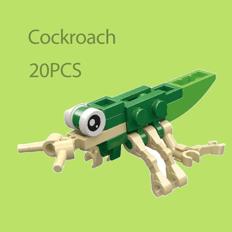 Mini-Baustein-Set für Kinder von 9-12 Jahren, Insekten- und Tierfiguren, Mikro-Bausteine, Spielzeug, Geschenk