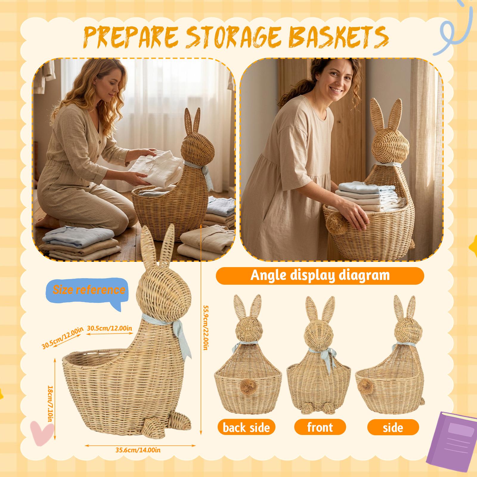 

-shaped Decorative Storage Toy Basket, -shaped Storage Basket, Home Storage Items, Decorative Ornaments One Size