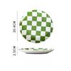 Creative Chess Grid Ceramic Plate Home Dinner Tableware Western Steak Plate Exquisite Bread Dessert Dishes Kitchen Utensils Home