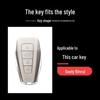 Geely Binrui Key Case: Frosted Leather Protective Cover with Car Key Buckle