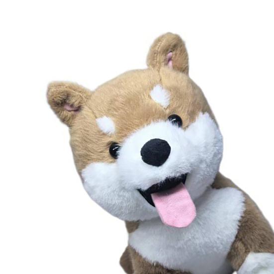 Peluche Cane Shiba Giocattolo Morbido di Peluche Cane Shiba Carino Peluche Coccoloso Regalo per Bambini Amanti dei Cani Decorazione per Camera da Letto