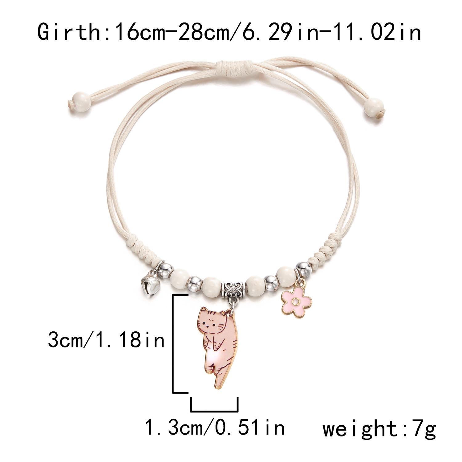 

Trendy Korean-Japanese Lazy Cat Bracelet – Chic Gift for Friends