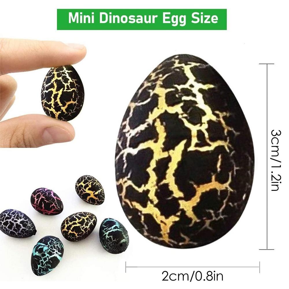 24 Pack Dinosaur Growing Eggs Dino Egg Hatching Card Hatching Growing Dinosaur Toys Dino Eggs Surprise Eggs for Kids Party