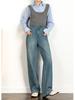 Big Cow Creative Women's 2026 High Waist Wide Leg Jeans - Straight Floor-Length Pants