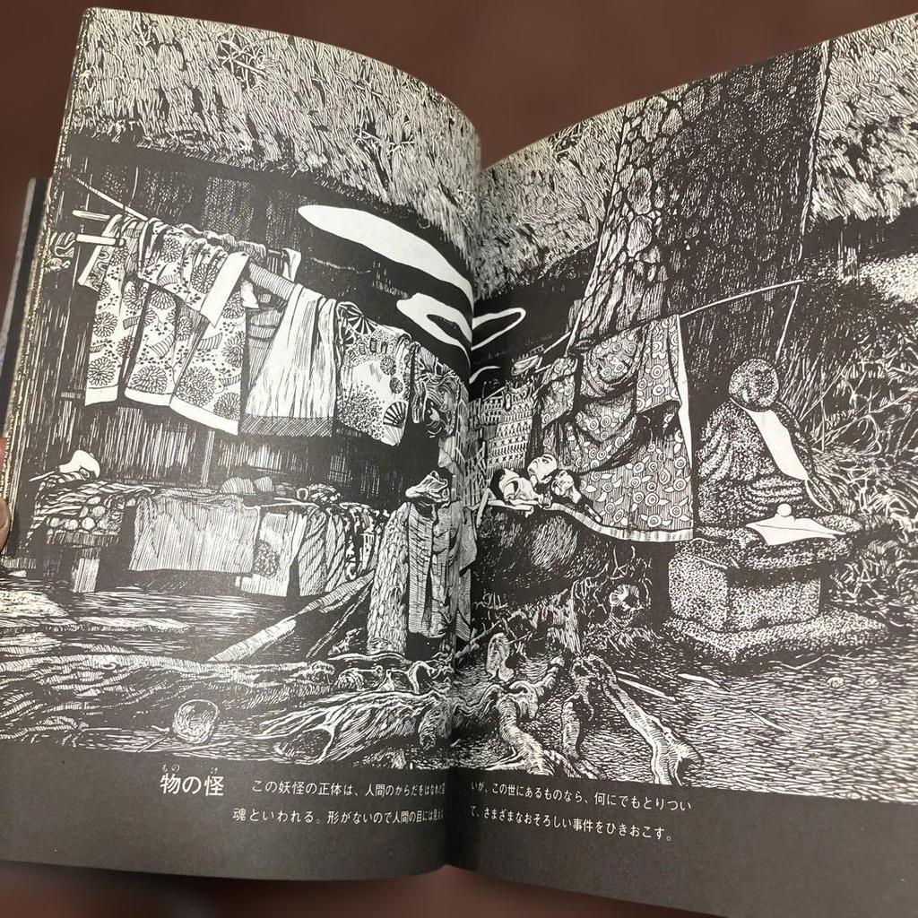 [USED] First edition of Shigeru Mizuki's Yokai Art Collection, published by Asahi Sonorama in 1988.