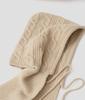 Women's Hooded Knitted Shawl: Wool Hat-Scarf-Waistcoat Combo for Autumn/Winter