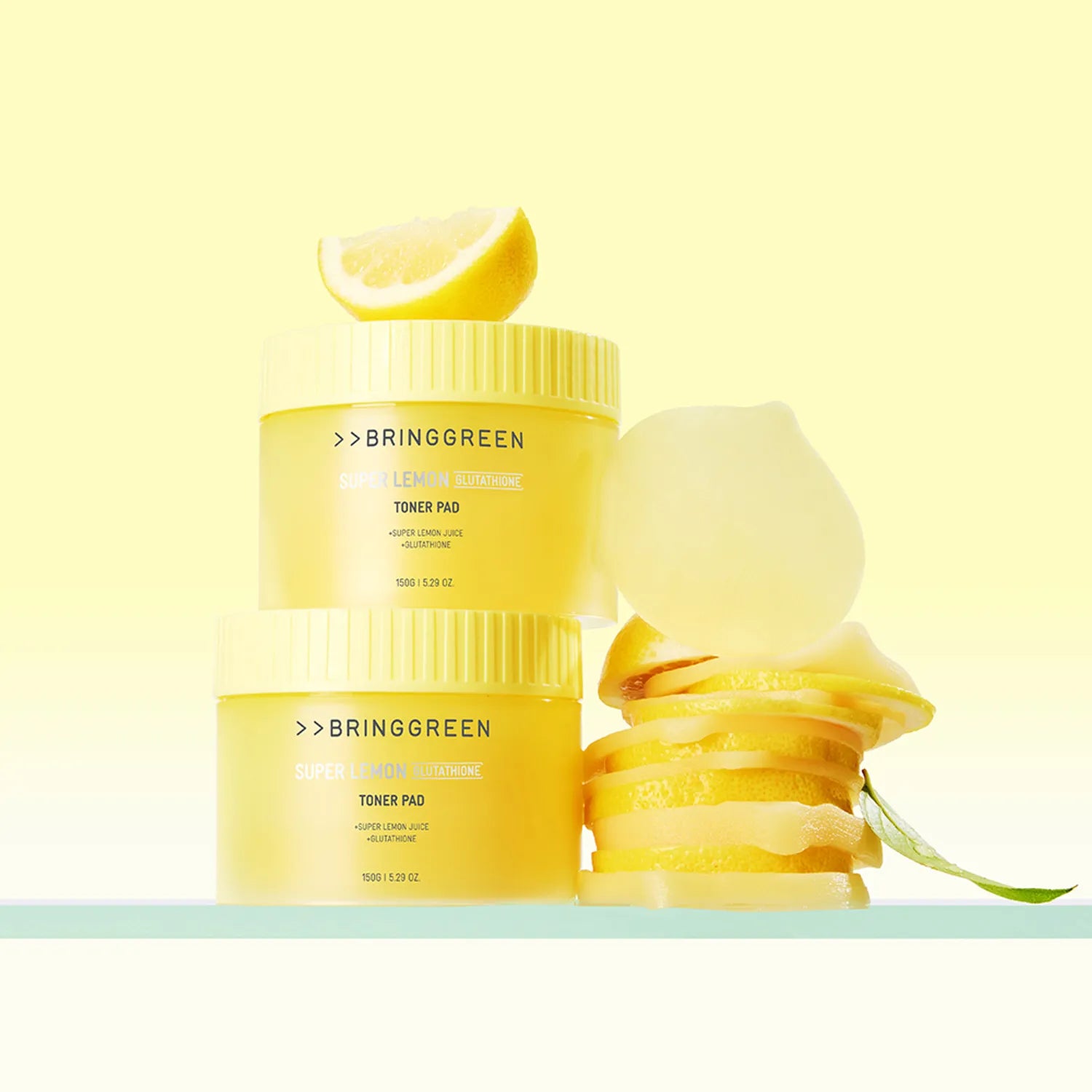 BRING GREEN Super Lemon Glutathione Toner Pad Refill Set(+90EA) 90pcs