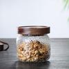 Acacia Food Coffee Bean Tea Glass Storage Jar