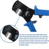 IWISS IWS-3220 Crimping Pliers - Hand Crimper Tool for JST SHD, JAM, TYCO D-100 | Crimp Range 0.03-0.5mm² (AWG 32-20)