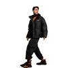 Li Ning Logo Print Einfarbig Reflektierend Locker Daunenjacke Winter Herrenjacke Schwarz AYMR307-2