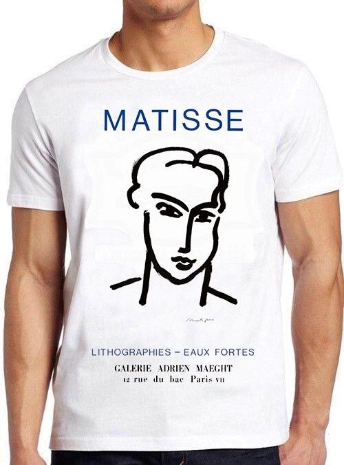 Henri Matisse Exhibition Poster Galerie Maeght in Paris 1964 Gift T Shirt M1073 S