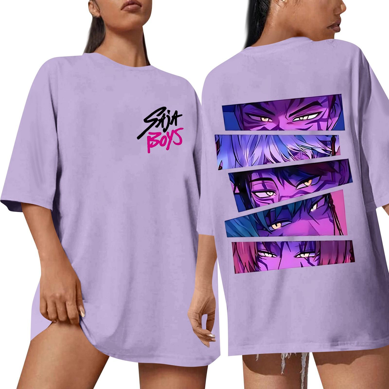 

Женская футболка с круглым вырезом, с коротким рукавом, повседневный свободный топ XXL