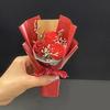 Pocket Rose Artificial Flowers Gift Packaging Mini Bouquet Long-Lasting No Wither Flower for Valentine’s Day Birthday