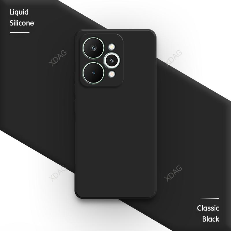 

Soft Liquid Silicone Phone Case for Realme 15 15T 15X 5G Classic Original Lens Protection Couple Back Cover Straight Edge Design realme 15