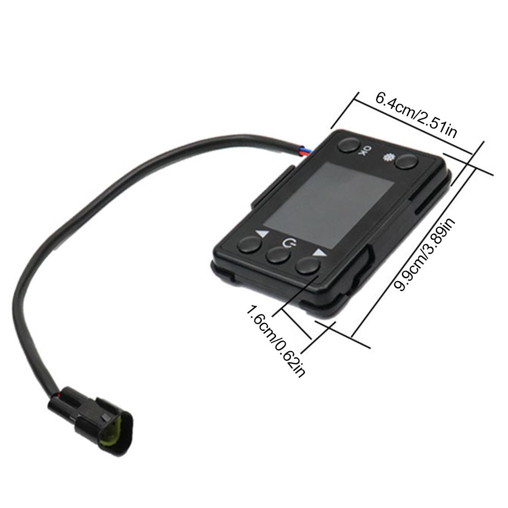 12V/24V Car Truck Air Parking Heater LCD Monitor Switch +Remote Controller LCD Display for Car Track Diesels Air Heater