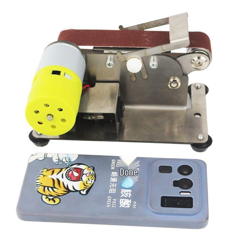 Mini Ascuțitor Multifuncțional: Polizor unghiular cu unghi fix și șlefuitor cu bandă pentru uz casnic