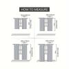 2pcs Modern High-end Floral Embroidered Sheer Curtains for Living Room, Bedroom and Balcony