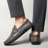2025 New Black Loafers Mens Leather High Quality Designer Mens Shoes Leather Shoes Soft Sole Comfortable Casual Shoes Moccasin