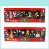 Super Mario Bros Action Figures Collection Including Luigi Yoshi And Mushroom Toy Decorations For Kids