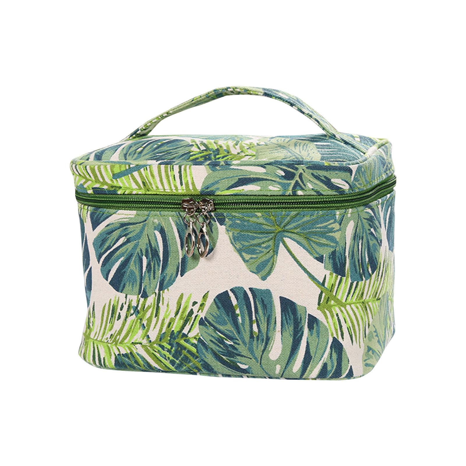 Floral Print Storage Bag Cosmetic Bag Cosmetic Storage Bag Suitable For Women And Girls One Size