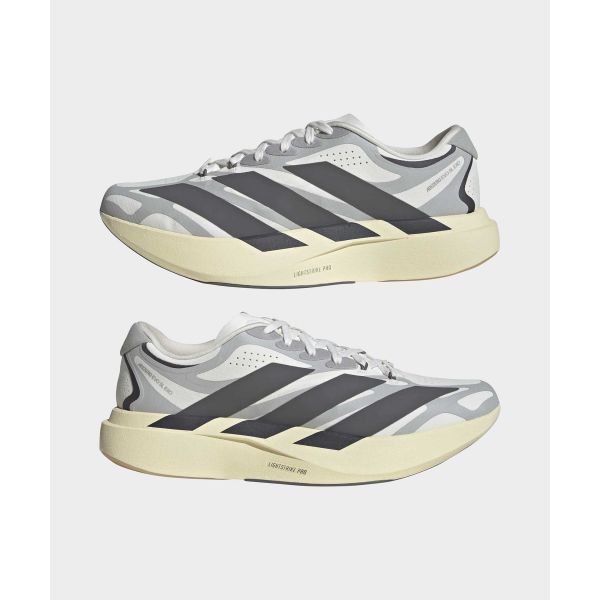 adidas Adizero Evo Sl Comfortable Fitting Running Shoes Men Sneaker White Gray KJ0430