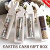 Chocolate Cash Gift Box for Easter, Bunny Stand Silicone Mold Chocolate Holder Plaster Mold Gift Money Holder Casting Molds