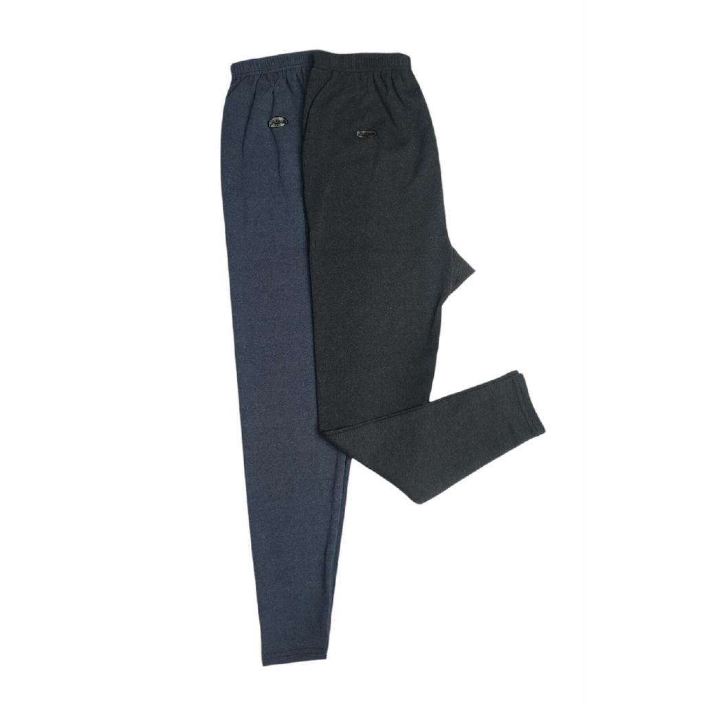 Winterunterwäsche Strumpfhose Mesh Erhaben Gemischte Farben 2-teilig