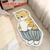 Tappeto Peluche Cartoon Mofusand con Design Stampato per Bagno Porta Ingresso Decorazione