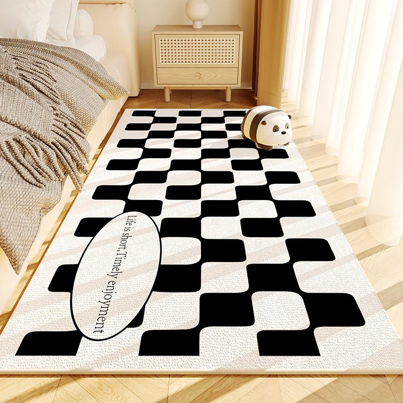 Bedside Carpet Dirt Resistant Wear-resistant Easy To Maintain Floor Mat Home Living Room Sofa Coffee Table Anti Slip Pad